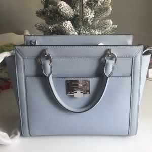 BRAND NEW Michael Kors Pearl Grey medium purse